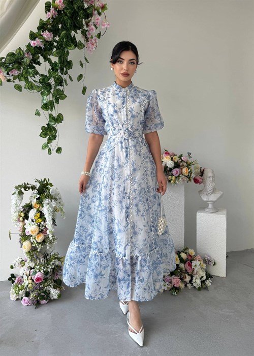 Dress with Belt Detail