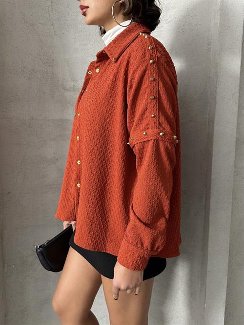 Wholesale Shirt with Drop Detail - Tile