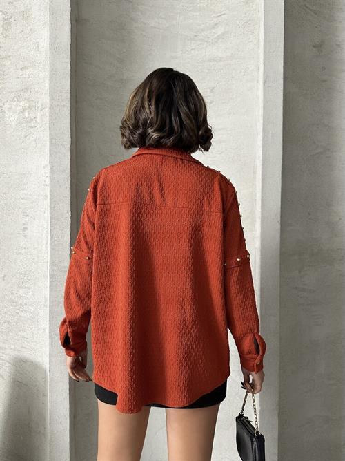 Wholesale Shirt with Drop Detail - Tile