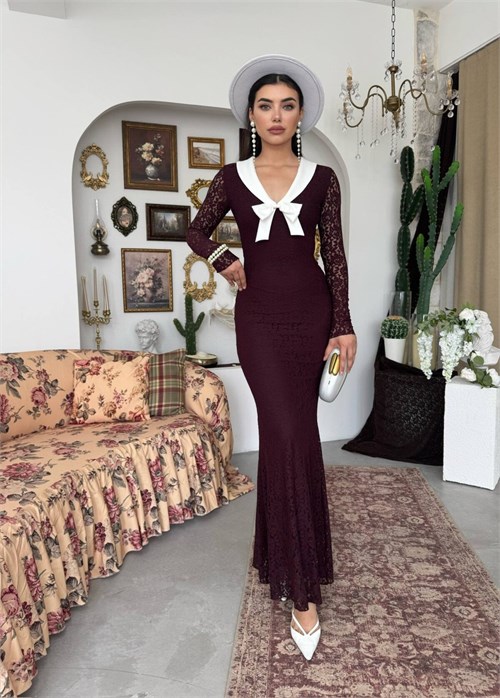 Duyru Dress with Bow Detail