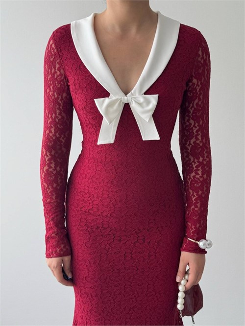 Duyru Dress with Bow Detail