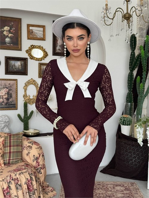Duyru Dress with Bow Detail