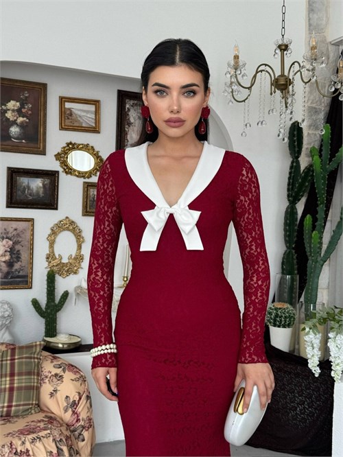 Duyru Dress with Bow Detail