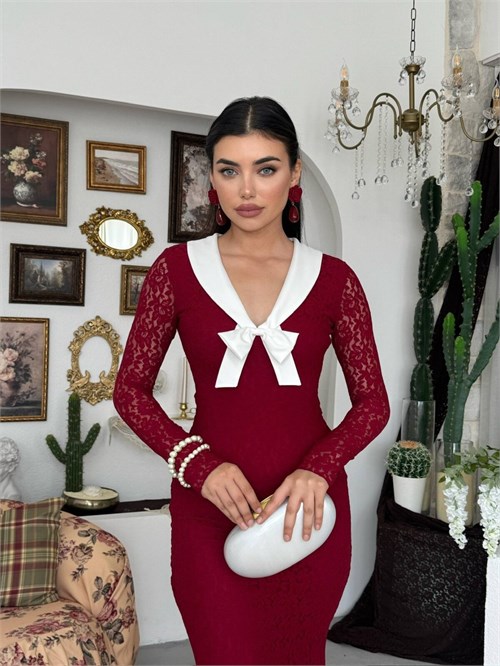 Duyru Dress with Bow Detail