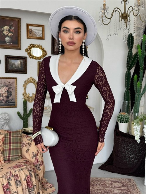 Duyru Dress with Bow Detail
