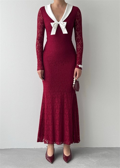 Duyru Dress with Bow Detail