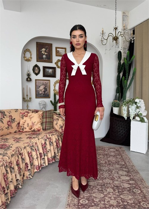 Duyru Dress with Bow Detail