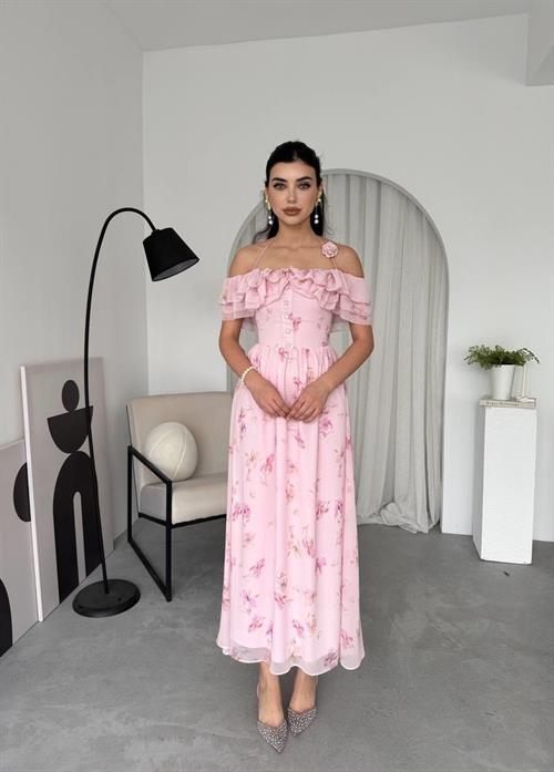 Elmi Flower Detailed Dress