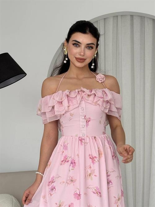 Elmi Flower Detailed Dress