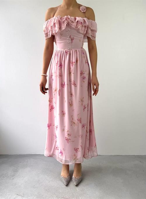 Elmi Flower Detailed Dress