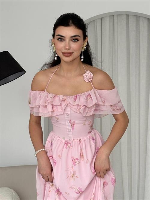 Elmi Flower Detailed Dress