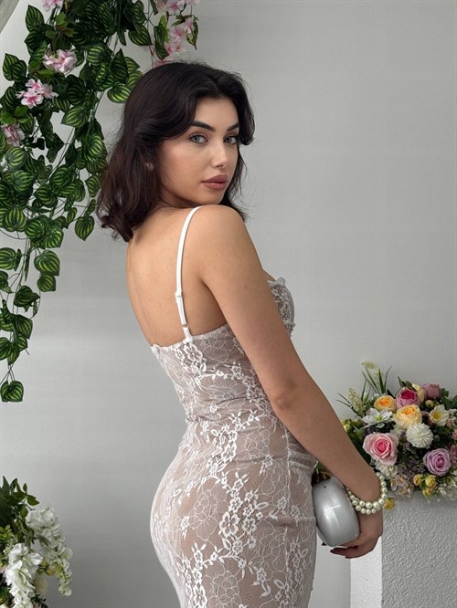 Ensa Strappy Midi Dress