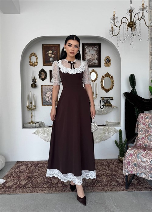 Esane Brooch Detail Dress