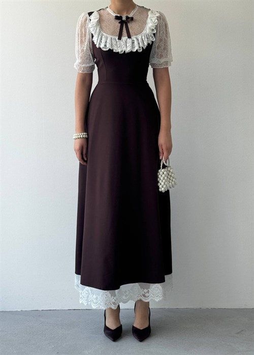 Esane Brooch Detail Dress