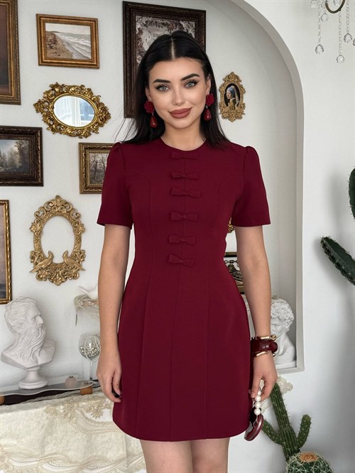 Evan Bow Detail Dress