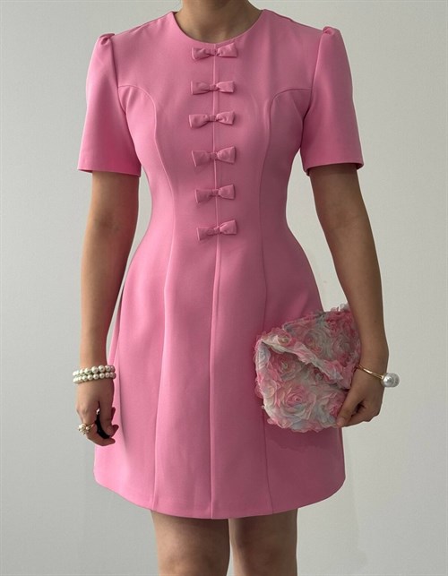 Evan Bow Detail Dress