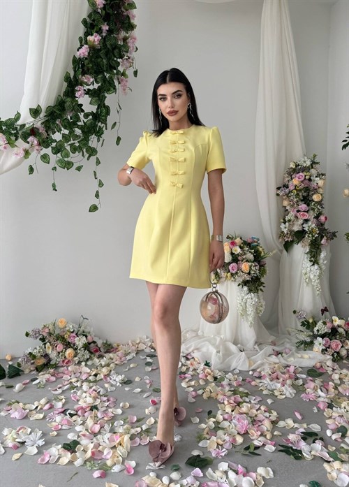 Evan Bow Detail Dress