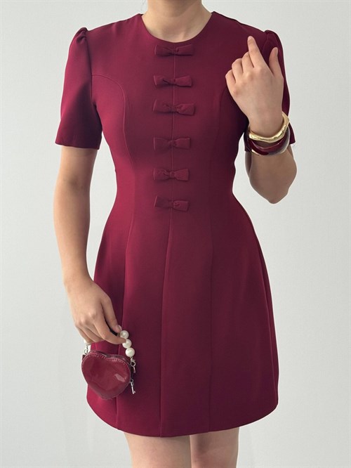 Evan Bow Detail Dress