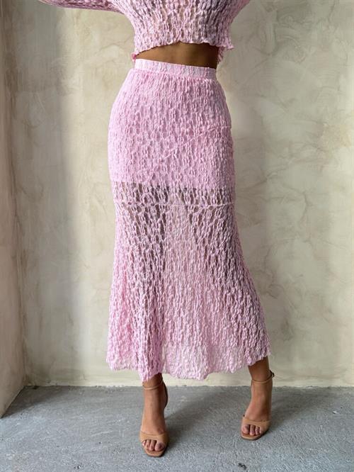 Lace Skirt - Pink