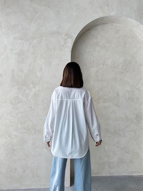 F 1917 STRIPED LINEN SHIRT - BROWN