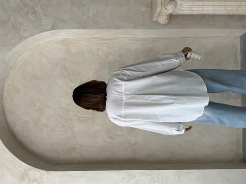 F 1919 STRIPED LINEN SHIRT - LIGHT BLUE