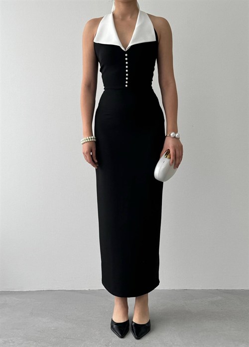Fernu Pearl Detail Dress
