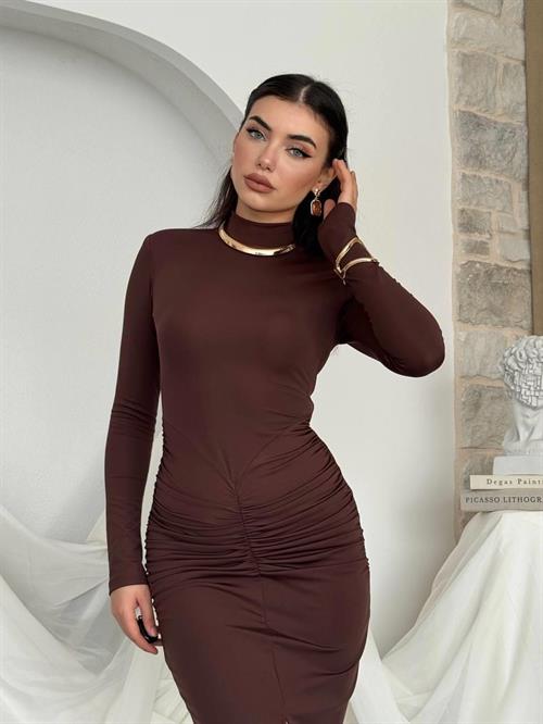 Ferya Pleated Dress