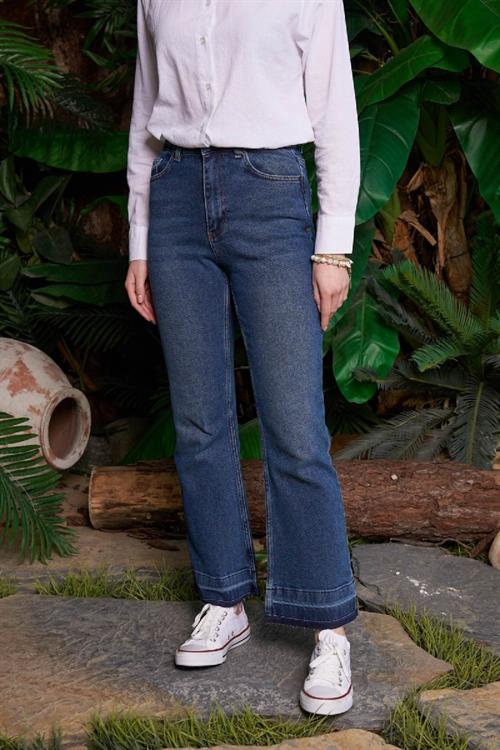 Flare Kot Pantolon 7104-01-(26-31)