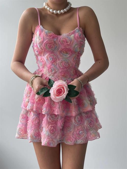 Wholesale Flora Rope Strap Dress