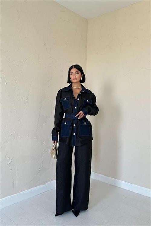 Wholesale Black Shirt and Pants Set