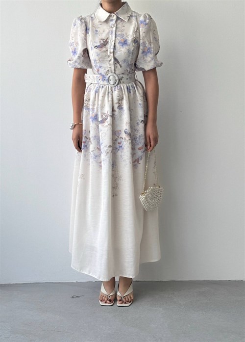 Gema Dress with Belt Detail
