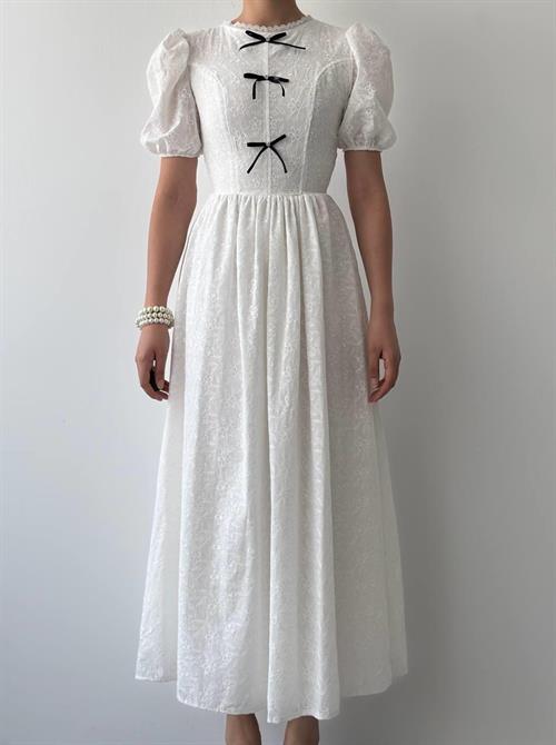 Gera Bow Detailed Dress