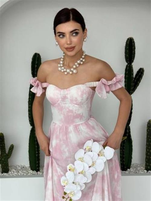 Wholesale Gera Rope Strap Gathered Dress