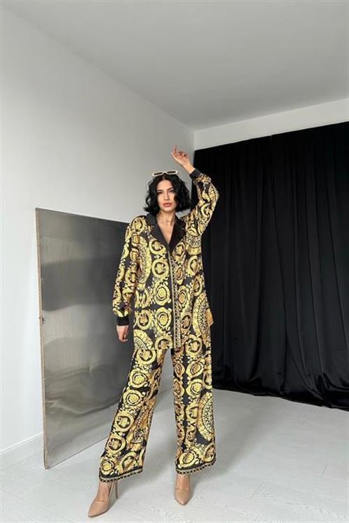 Wholesale Printed Shirt and Trousers Suit