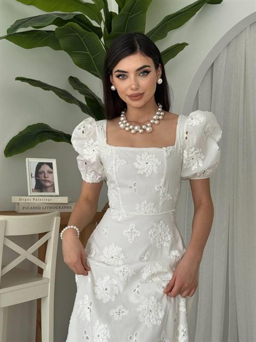 Graf Balloon Sleeve Dress