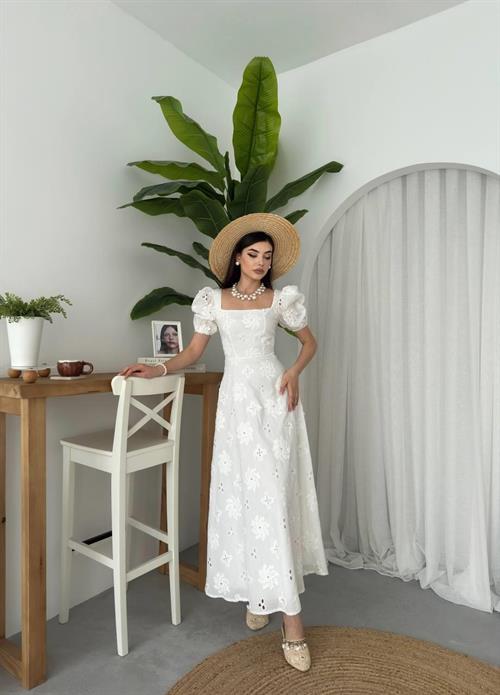 Graf Balloon Sleeve Dress