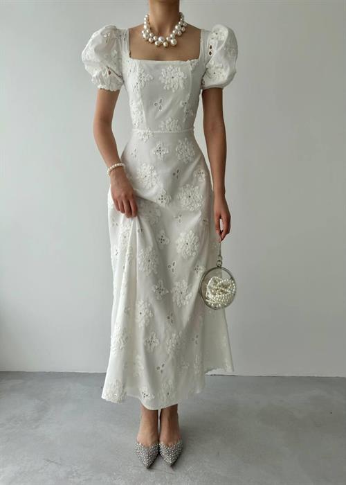 Graf Balloon Sleeve Dress