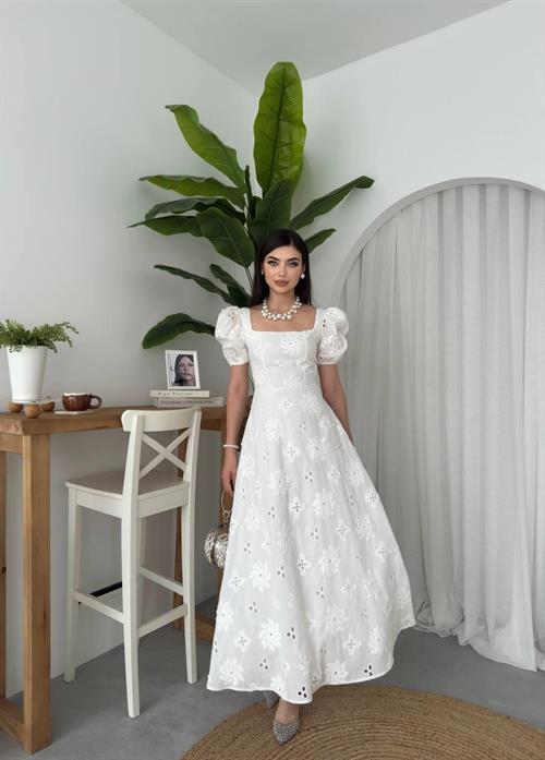 Graf Balloon Sleeve Dress