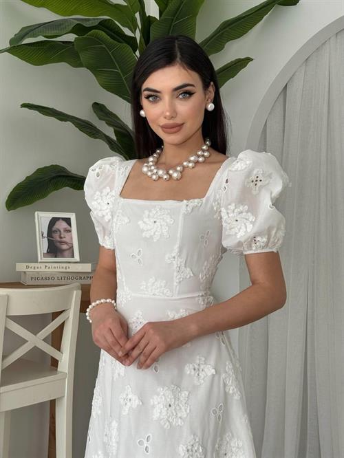 Graf Balloon Sleeve Dress