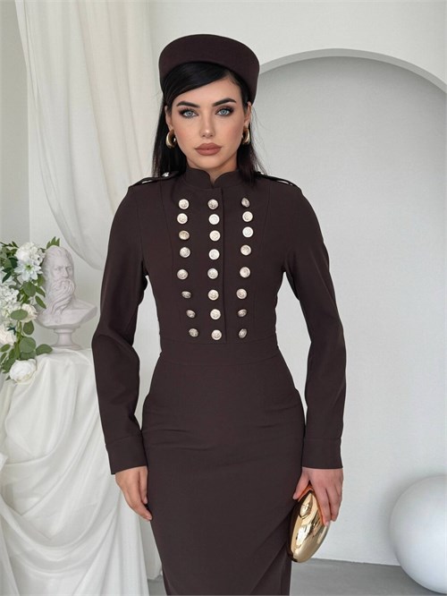 Gurea Button-Detail Dress
