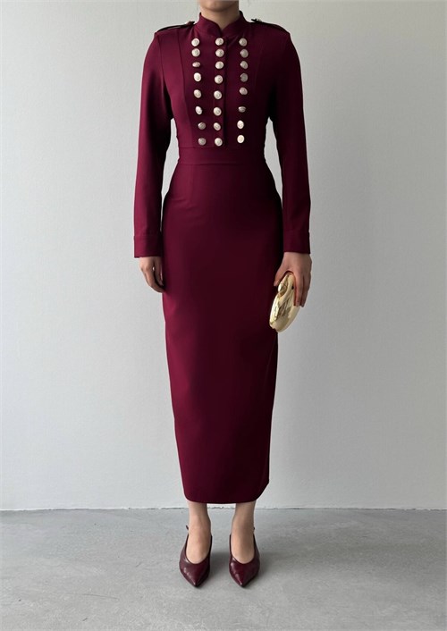 Gurea Button-Detail Dress
