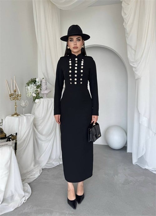 Gurea Button-Detail Dress