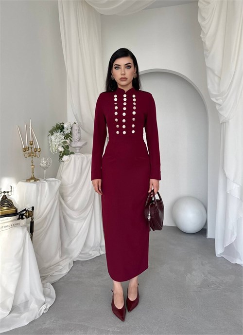 Gurea Button-Detail Dress