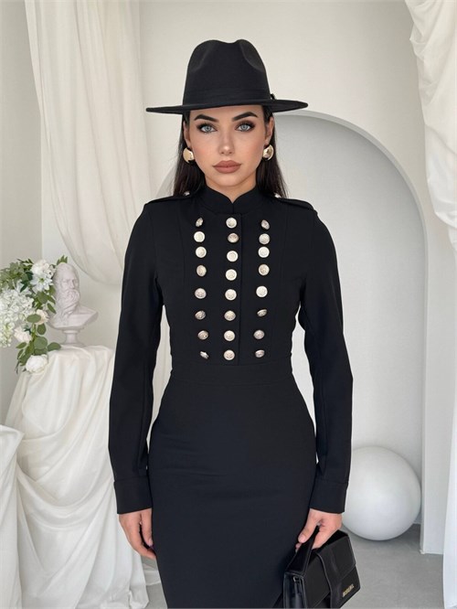 Gurea Button-Detail Dress
