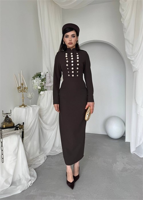 Gurea Button-Detail Dress