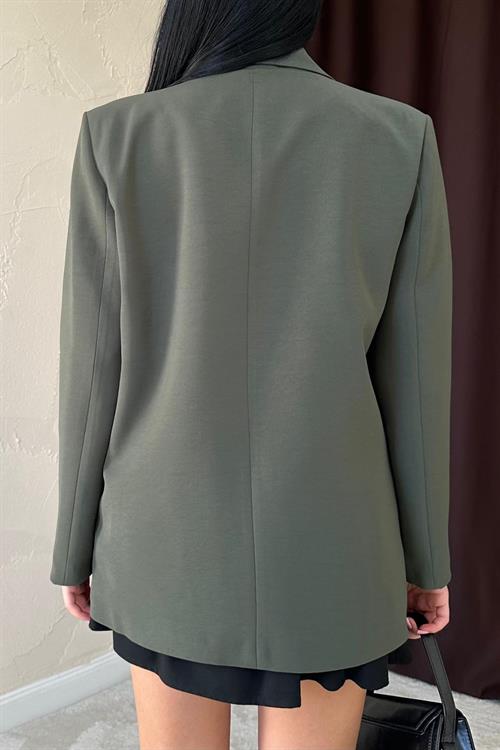 Toptan Haki Blazer Ceket