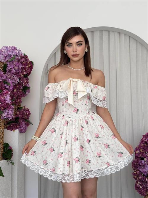 Huma Bow Detailed Dress