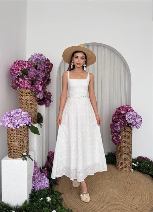 Hure Belt Detailed Dress