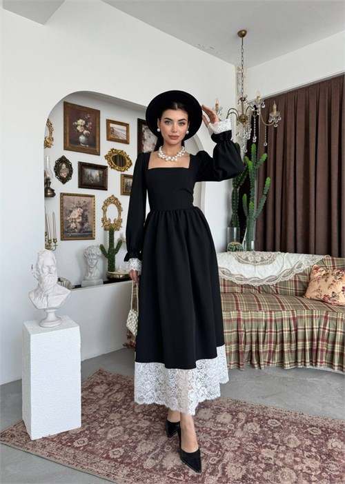 Huyno Lace-Detail Dress