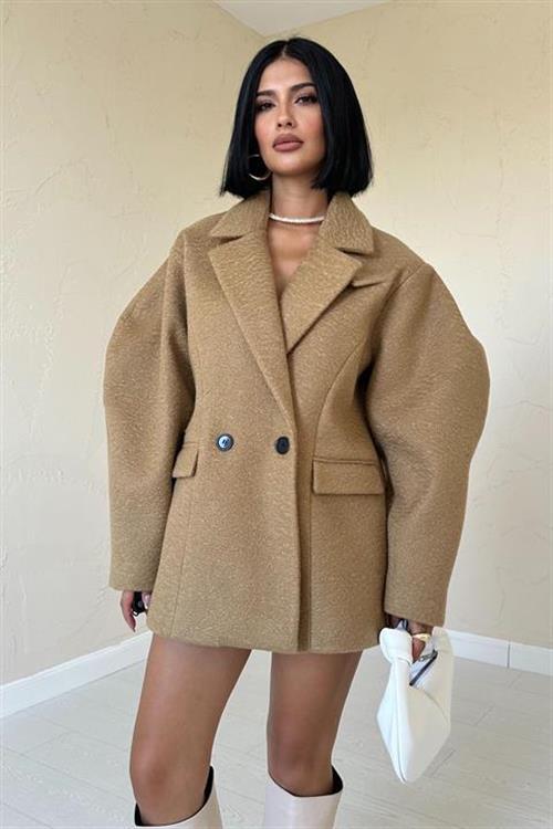 Wholesale Two-Button Coat - Camel